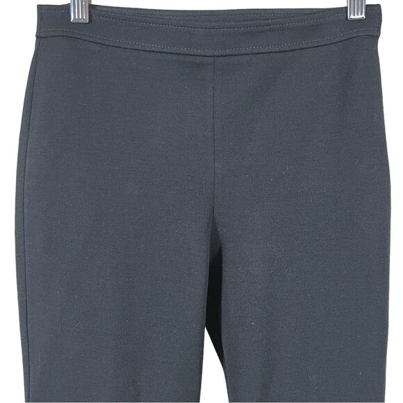 St John Caviar Alexa Milano Black Knit Vented Ankle Pant - Picture 3 of 16